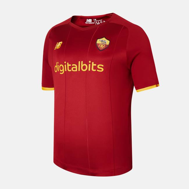 Tricouri Barbati New Balance AS Roma Home Derby Scurte Sleeve Jersey Rosii | NB563GJD