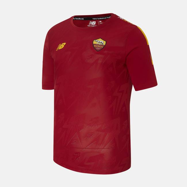 Tricouri Barbati New Balance AS Roma Pre-Game Jersey Rosii | NB610PEK