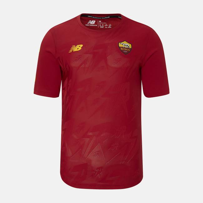 Tricouri Barbati New Balance AS Roma Pre-Game Jersey Rosii | NB610PEK