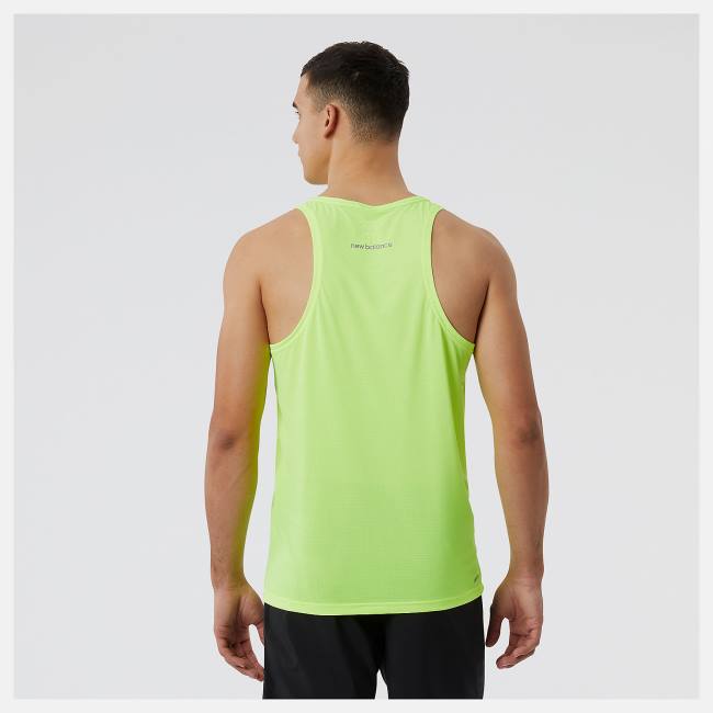 Tricouri Barbati New Balance Accelerate Singlet Verzi | NB709BJH