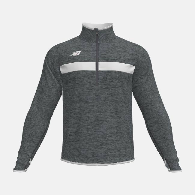 Tricouri Barbati New Balance Athletics Half Zip(Boston College) Gri | NB583EOP