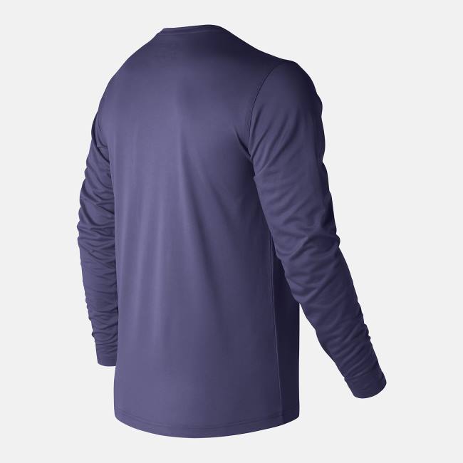 Tricouri Barbati New Balance Long Sleeve Tech Tee Bleumarin | NB891KGB