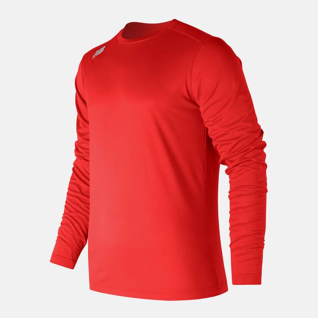 Tricouri Barbati New Balance Long Sleeve Tech Tee Rosii | NB954DRJ