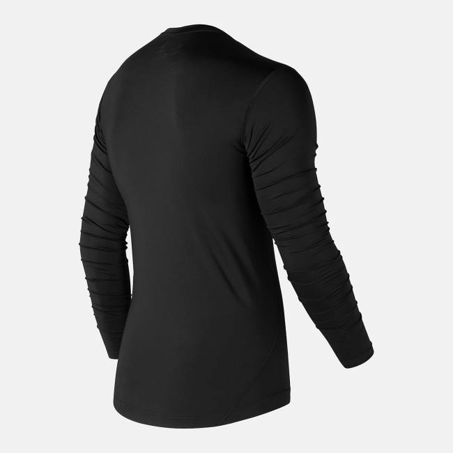 Tricouri Barbati New Balance NB Long Sleeve Baselayer Negrii | NB542UFJ