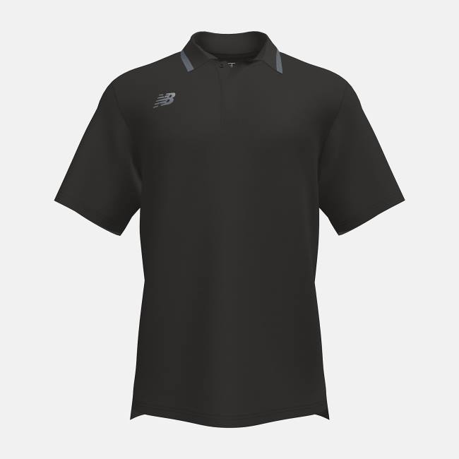 Tricouri Barbati New Balance Team Rally Polo(Boston College) Negrii | NB870IQS