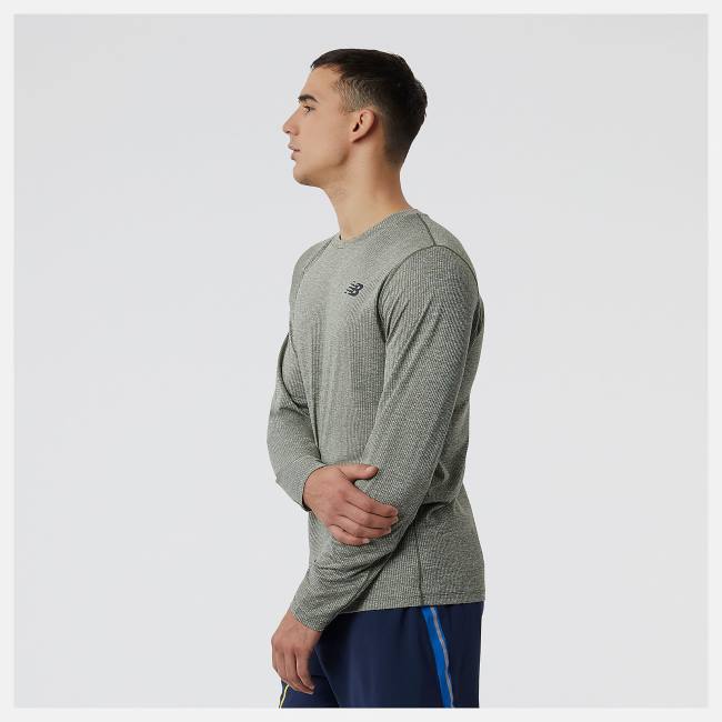 Tricouri Barbati New Balance Tenacity Long Sleeve Tee Masline Verzi Inchis Verzi | NB951TPW