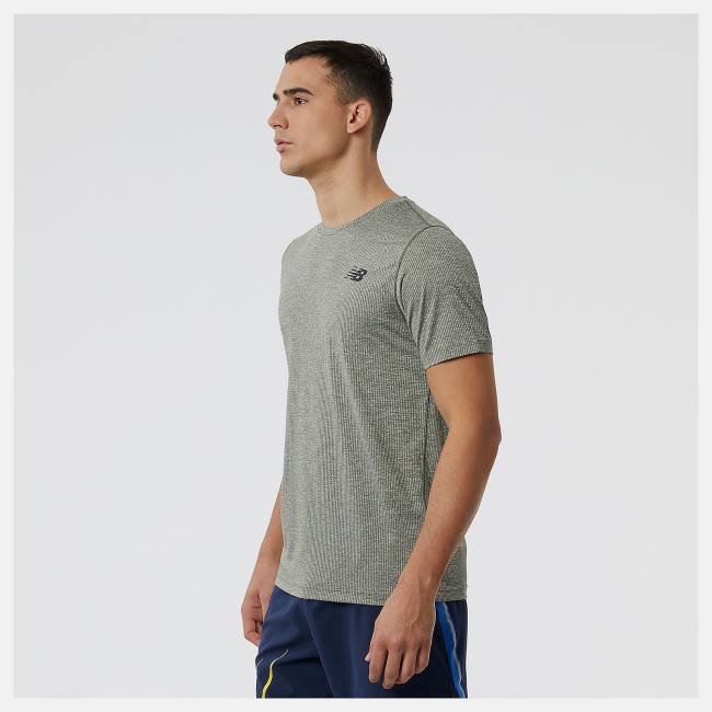 Tricouri Barbati New Balance Tenacity Tee Masline Verzi Inchis Verzi | NB156QCM