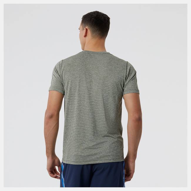 Tricouri Barbati New Balance Tenacity Tee Masline Verzi Inchis Verzi | NB156QCM