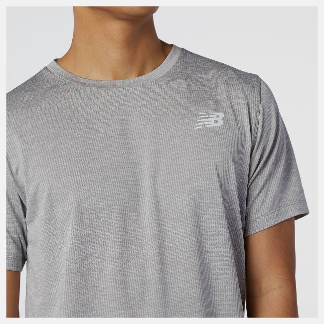 Tricouri Barbati New Balance Tenacity Tee Gri | NB382UNR