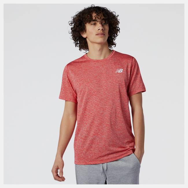 Tricouri Barbati New Balance Tenacity Tee Rosii | NB867JCI