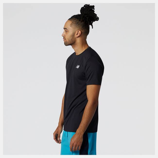 Tricouri Barbati New Balance Tenacity Tee Negrii | NB948MPS