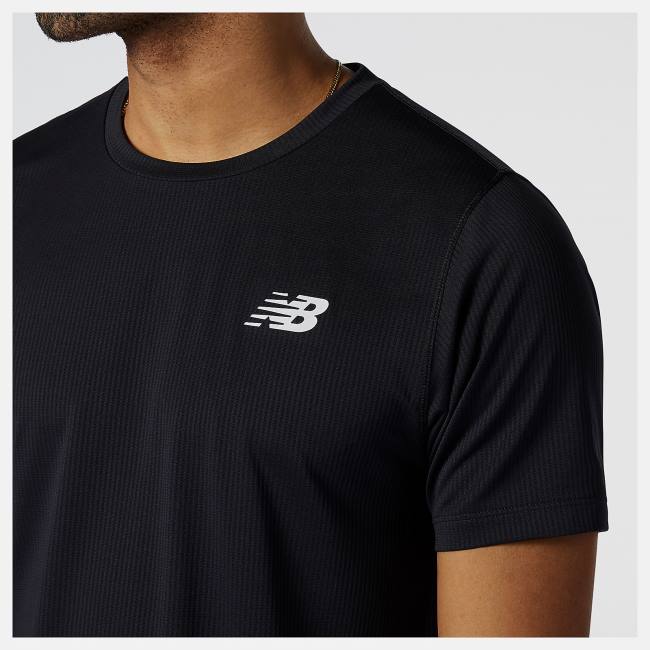 Tricouri Barbati New Balance Tenacity Tee Negrii | NB948MPS