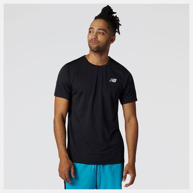 Tricouri Barbati New Balance Tenacity Tee Negrii | NB948MPS