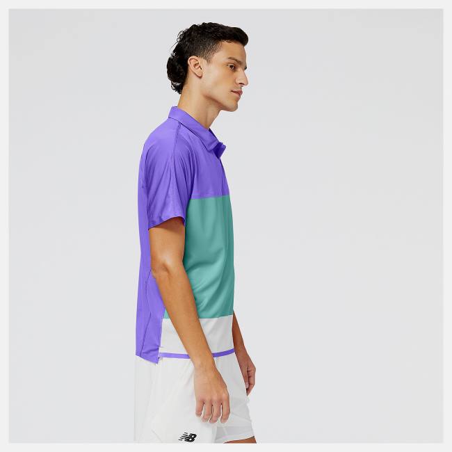 Tricouri Barbati New Balance Tournament Polo Violet Colorati | NB654MWI