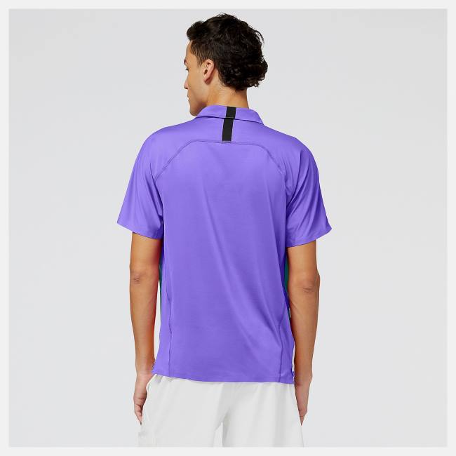 Tricouri Barbati New Balance Tournament Polo Violet Colorati | NB654MWI