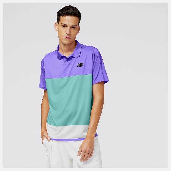 Tricouri Barbati New Balance Tournament Polo Violet Colorati | NB654MWI