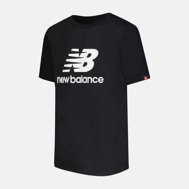 Tricouri Copii New Balance Essentials Logo Tee Girls Negrii | NB293VJT