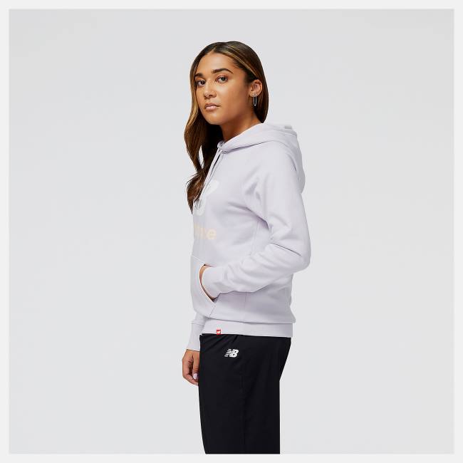 Tricouri Dama New Balance NB Essentials Pullover Hoodie Gri Violet | NB657QAK