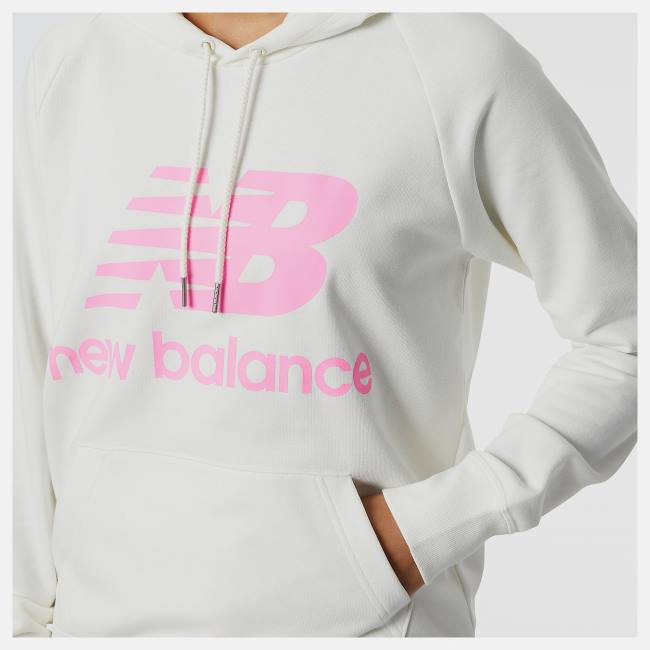 Tricouri Dama New Balance NB Essentials Pullover Hoodie Albastri Deschis | NB896ZIO