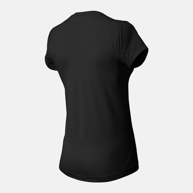 Tricouri Dama New Balance NB Scurte Sleeve Baselayer Top Negrii | NB590DEP