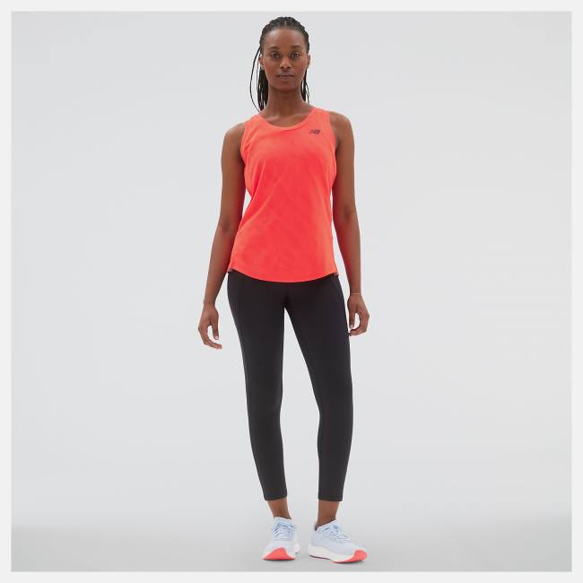 Tricouri Dama New Balance Q Speed Jacquard Tank Rosii | NB216VFA