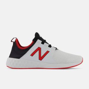 Adidasi Alergare Barbati New Balance Fresh Foam Cruzv1 Reissue Albi Negrii | NB031VFP