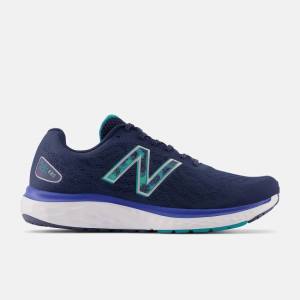 Adidasi Alergare Barbati New Balance Fresh Foam 680v7 Bej Indigo Albastri Inchis Turcoaz | NB054GWP