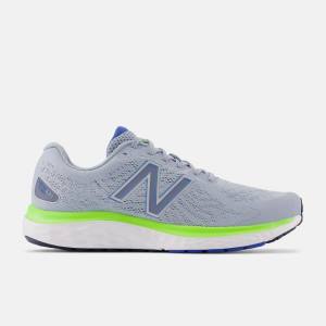 Adidasi Alergare Barbati New Balance Fresh Foam 680v7 Gri Deschis Argintii Metal Verzi | NB524USW