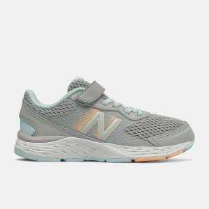 Adidasi Alergare Copii New Balance 680v6 Bungee Albastri Mango Deschis | NB392GBH