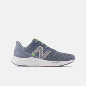 Adidasi Alergare Copii New Balance Fresh Foam Arishi v4 Gri Verzi Rosii | NB092ADW