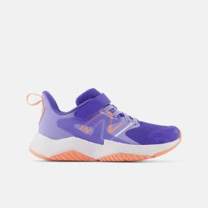 Adidasi Alergare Copii New Balance Rave Run v2 Bungee Dantela with Top Curea Violet Albastru Deschis | NB357JNB