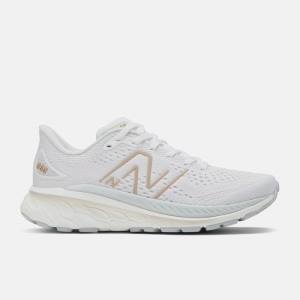 Adidasi Alergare Dama New Balance Fresh Foam X 860v13 Albi Gri Deschis Aurii Deschis Metal | NB370BGA