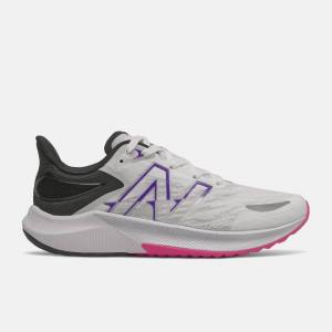 Adidasi Alergare Dama New Balance FuelCell Propel V3 Albi Roz Violet Inchis | NB457EHN