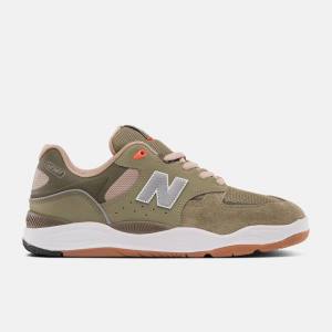 Adidasi Skate Barbati New Balance NB Numeric Tiago Lemos 1010 Masline Verzi Portocalii | NB539YNH