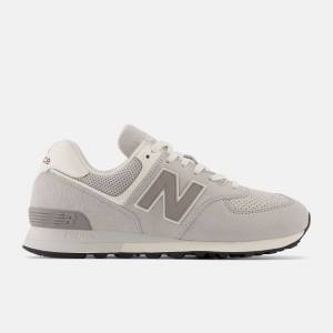 Adidași Barbati New Balance 574 Albi | NB408XWQ