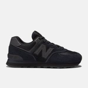 Adidași Barbati New Balance 574 Core Negrii | NB982DCF