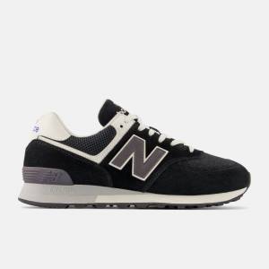 Adidași Barbati New Balance 574 Negrii Albi | NB745EVQ