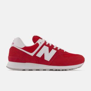 Adidași Barbati New Balance 574 Rosii Albi | NB279UXB