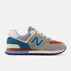 Adidași Barbati New Balance 574 Rugged Gri Albastri | NB607MXA