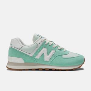 Adidași Barbati New Balance 574 Verzi Albi | NB468CMR