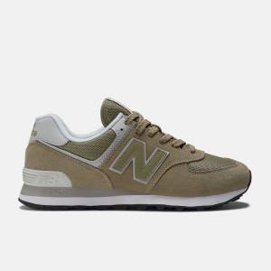 Adidași Barbati New Balance 574 Verzi Gri | NB048YPO