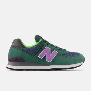 Adidași Barbati New Balance 574 Verzi Violet | NB857VHQ