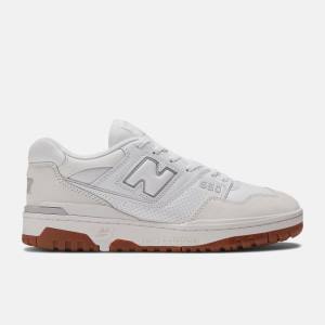 Adidași Barbati New Balance BB550 Albi | NB350FTS