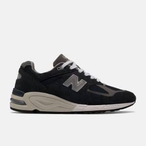 Adidași Barbati New Balance MADE in USA 990v2 Core Bleumarin Albi | NB672YRJ