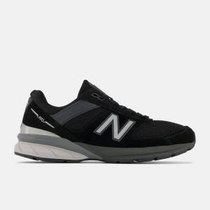 Adidași Barbati New Balance MADE in USA 990v5 Core Negrii Argintii | NB745RCX