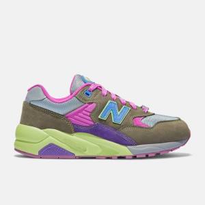 Adidași Barbati New Balance Stray Rats x 580 Violet Inchis | NB927EQK