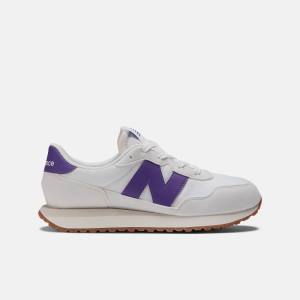 Adidași Copii New Balance 237 Albi Violet | NB134ZEY