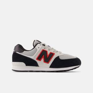 Adidași Copii New Balance 574 Negrii Rosii | NB863ACN