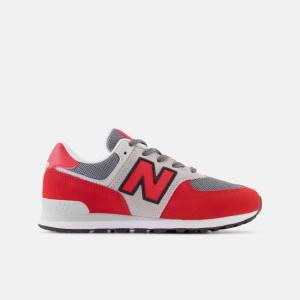 Adidași Copii New Balance 574 Rosii Gri Deschis | NB207OCT