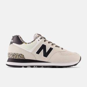 Adidași Dama New Balance 574 Albi Negrii | NB285HXZ